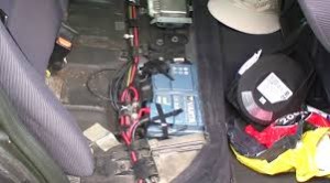 battery in back seat Long's Car Care Center 98072
